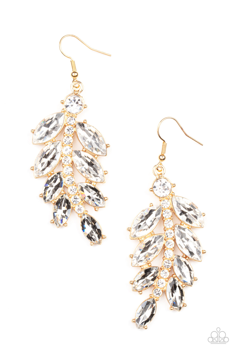 Ice Garden Gala Earring (White, Gold, Copper)