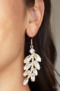 Ice Garden Gala Earring (White, Gold, Copper)