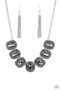 Iced Iron Silver Necklace