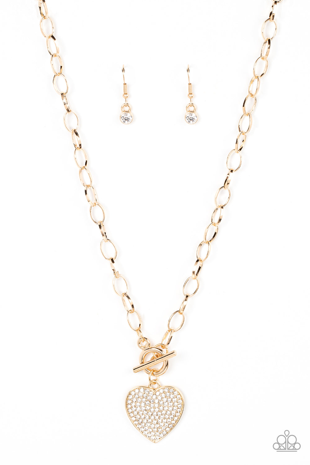 If You LUST Necklace (Gold, White)