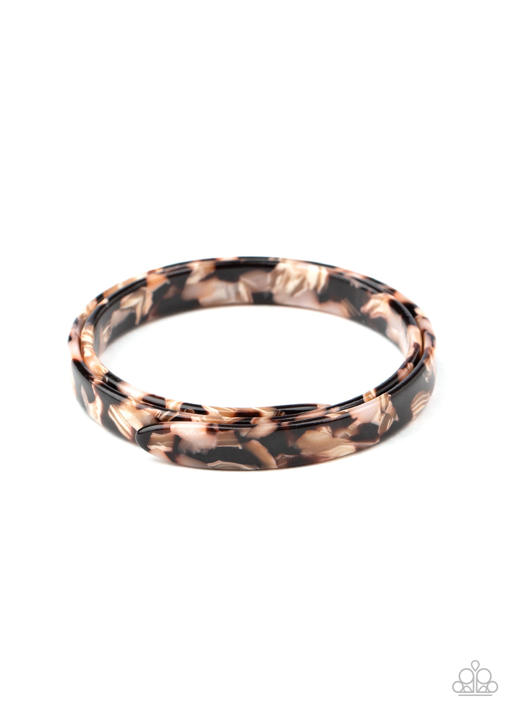 In The HAUTE Zone Brown Bracelet
