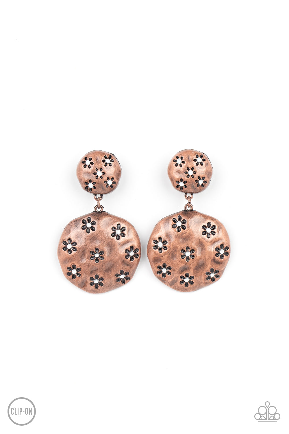 Industrial Fairytale Earring (Copper, Pink)