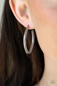 Industrial Illusion Silver Earring