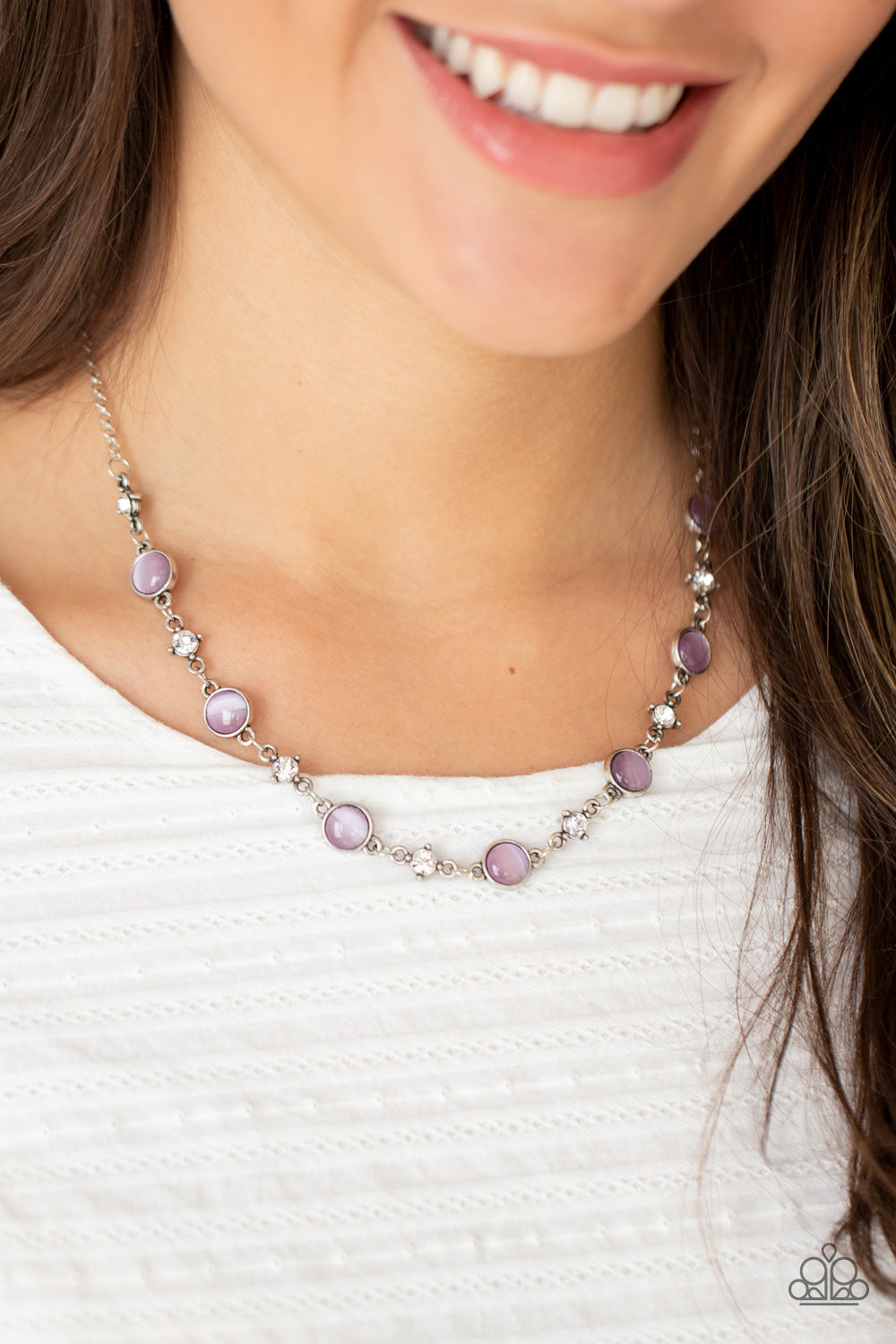 Inner Illumination Purple Necklace