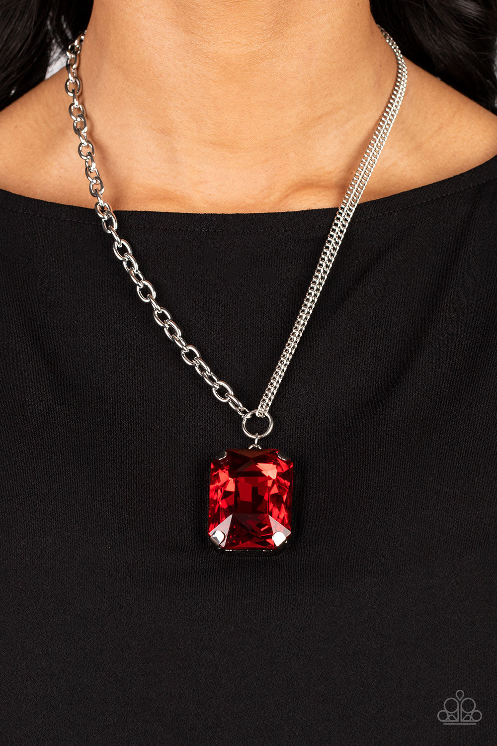 Instant Intimidation Necklace (Blue, Red)