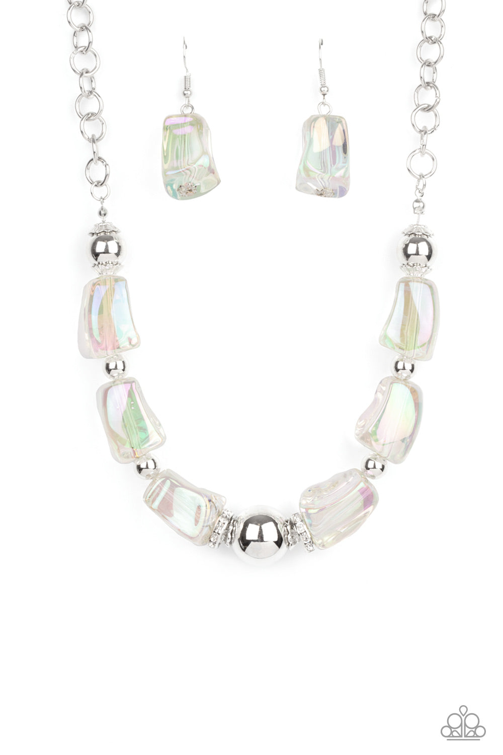 Iridescently Ice Queen Multi Necklace