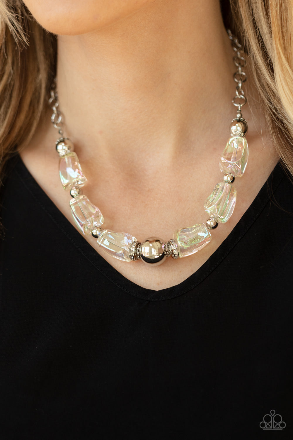 Iridescently Ice Queen Multi Necklace
