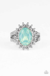 Iridescently Illuminated Green Ring