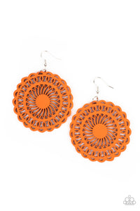 Island Sun Earring (Yellow, Orange)