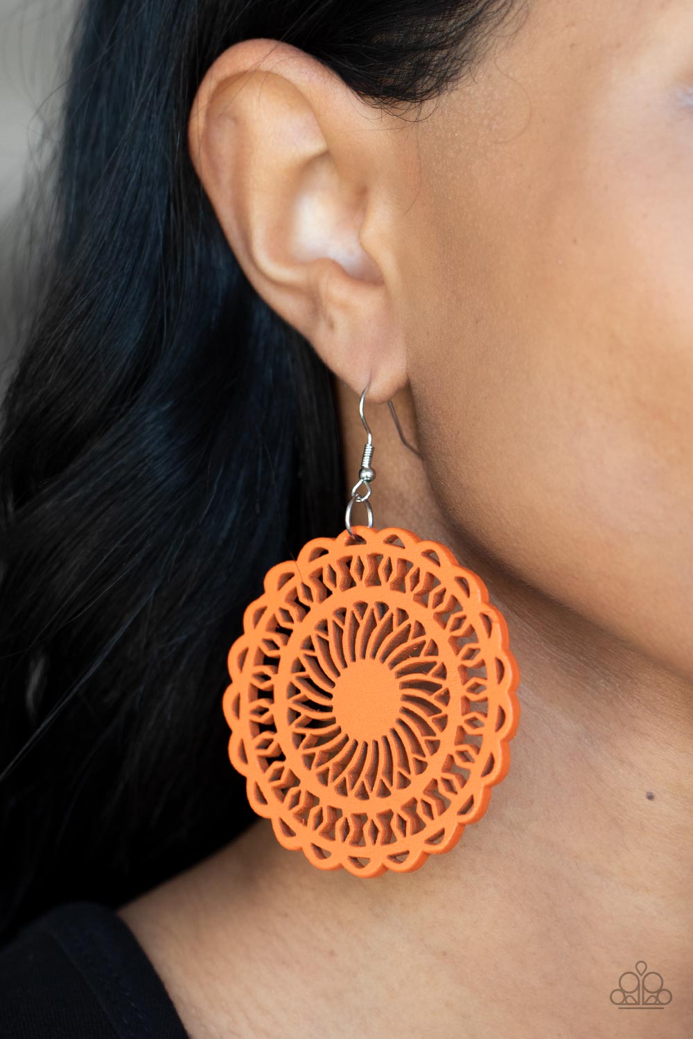 Island Sun Earring (Yellow, Orange)