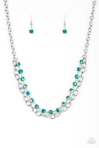 Block Party Princess Green Necklace