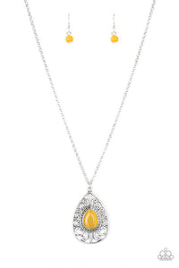 Modern Majesty Yellow Necklace