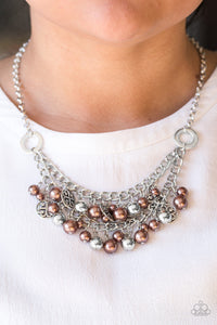 Cinderella Glam Brown Necklace