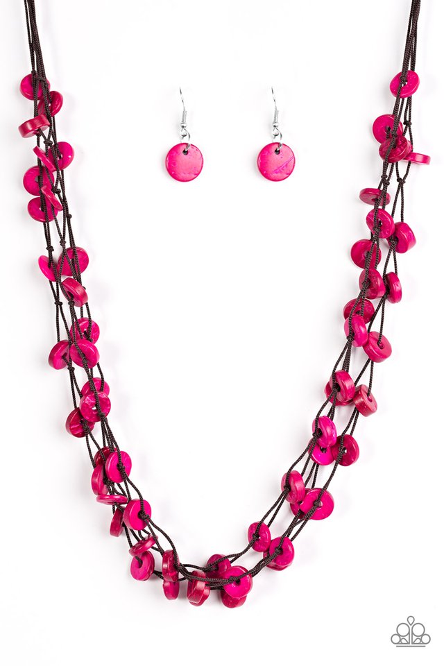 Hoppin Honolulu Pink Necklace