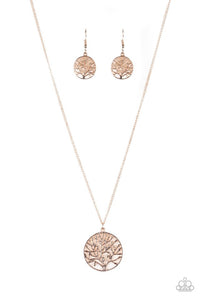 Save The Tree Rose Gold Necklace