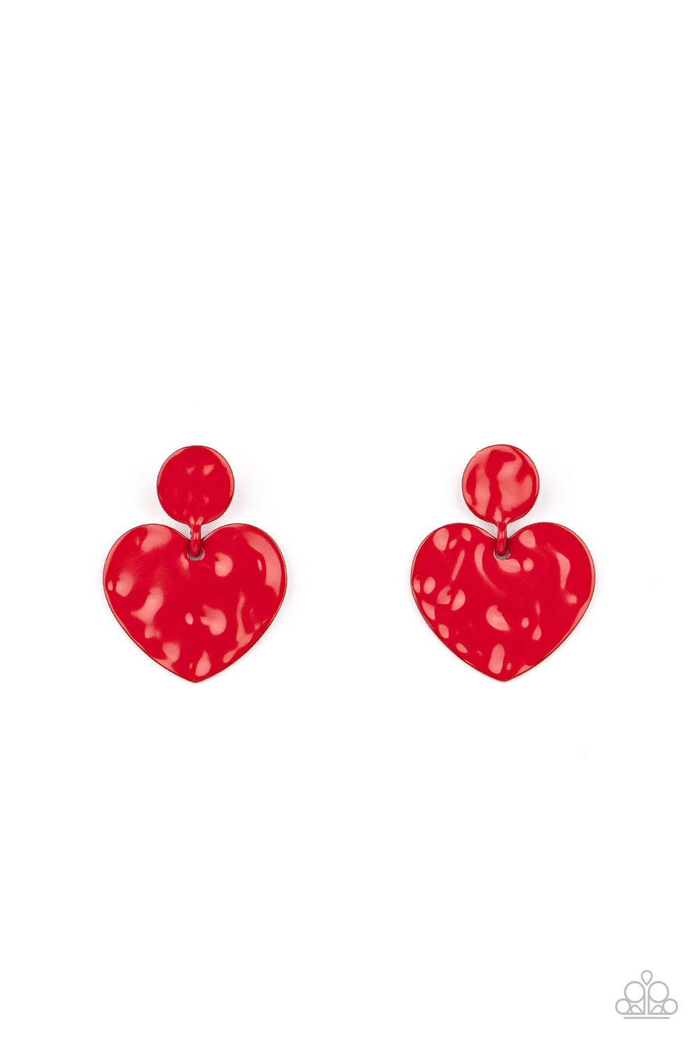 Just a Little Crush Earring (Pink, Red)