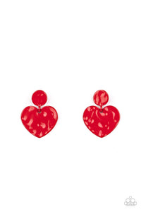 Just a Little Crush Earring (Pink, Red)