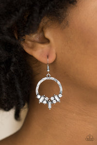 On The Uptrend White Earring