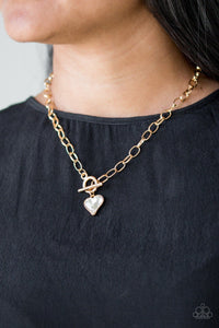 Princeton Princess Necklace (Gold, White)