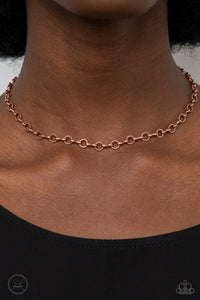 Keepin it Chic Necklace (Black, Copper)