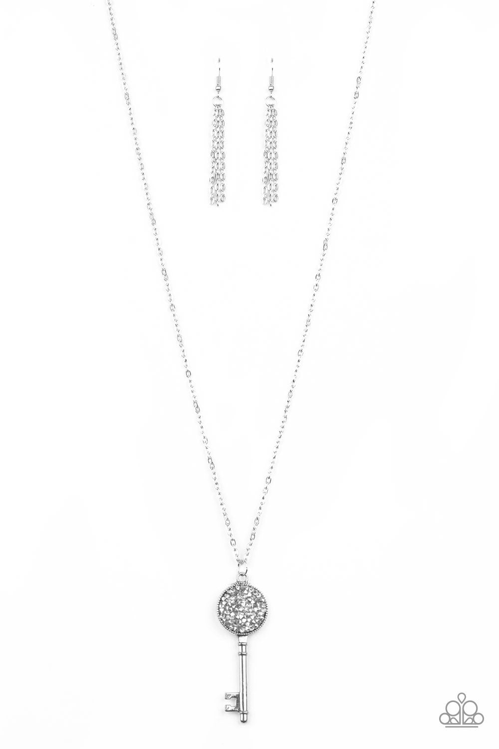 Key Keepsake White Necklace