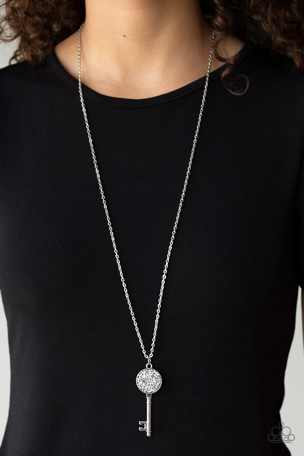 Key Keepsake White Necklace