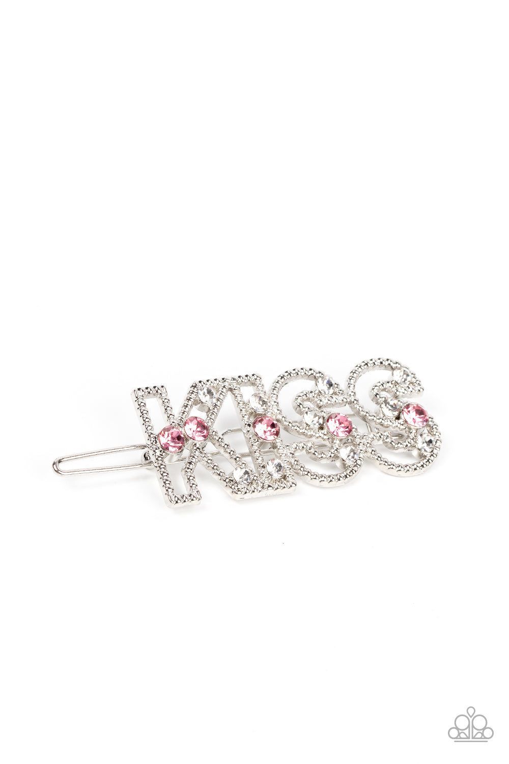 Kiss Bliss Hair Clip (Pink, Red)