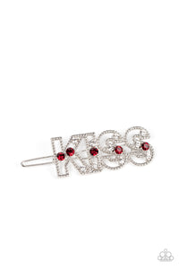 Kiss Bliss Hair Clip (Pink, Red)
