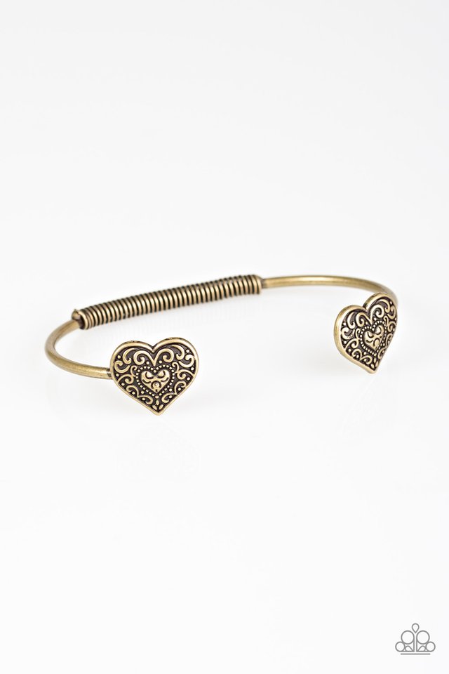 Tenderhearted Brass Bracelet