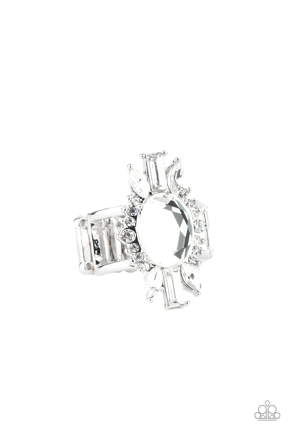 Icy Icon White Ring