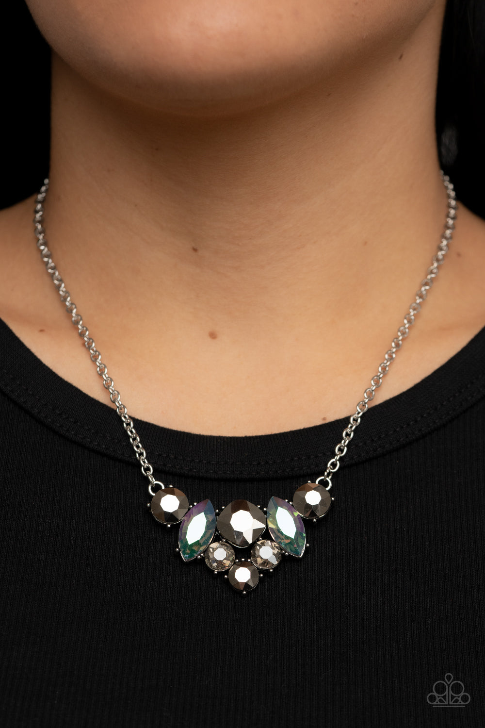 Lavishly Loaded Necklace (Copper, Silver, Black)