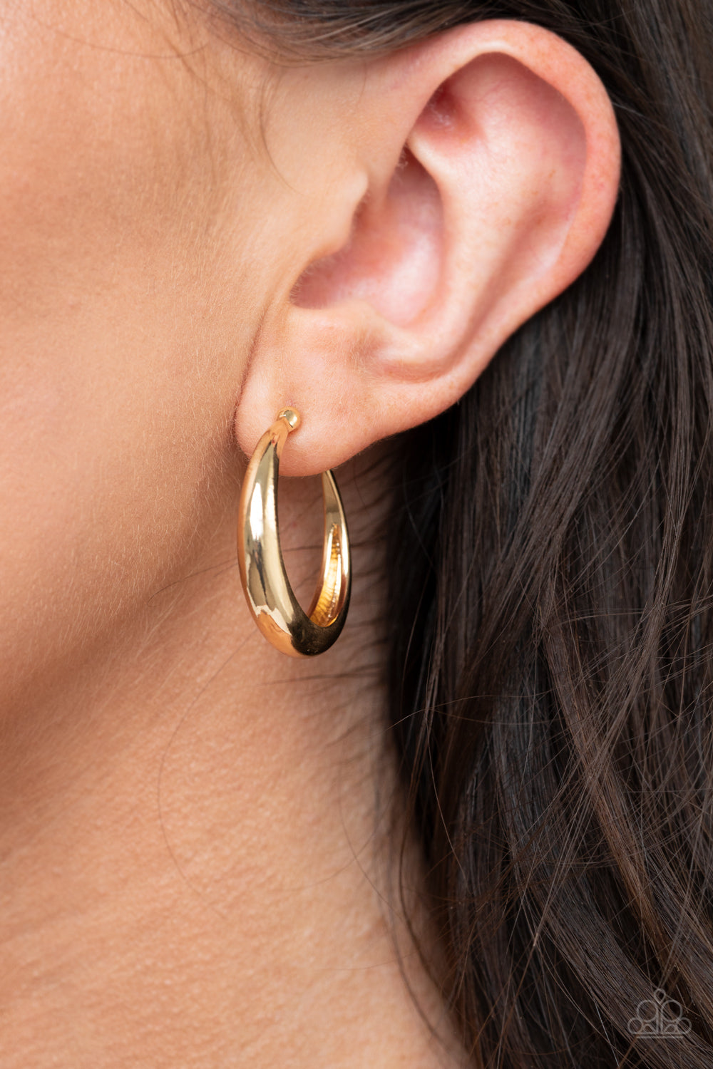 Lay It On Thick Gold Earring
