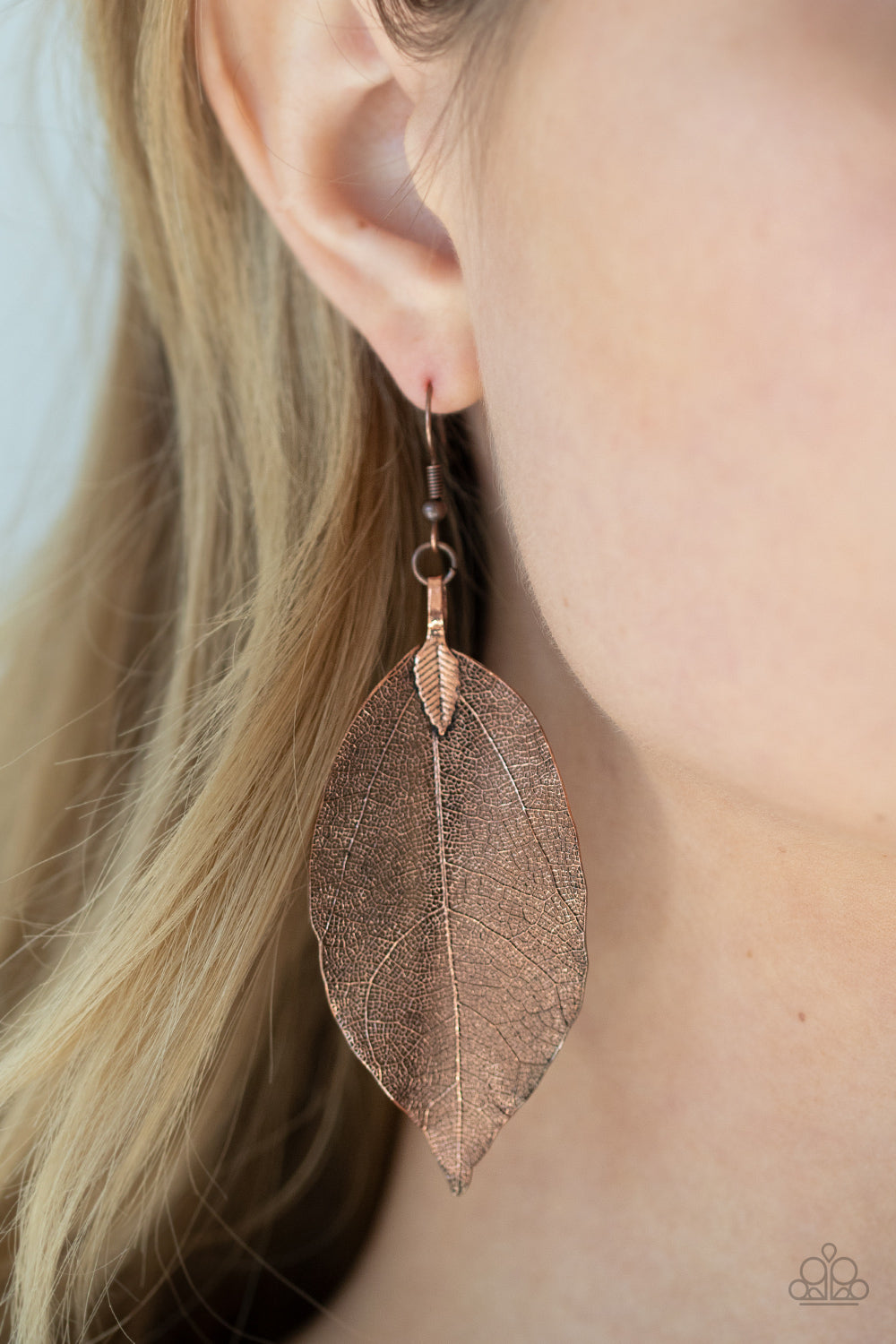 Leafy Legacy Copper Earring