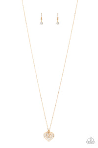 Letters of Love Gold Necklace
