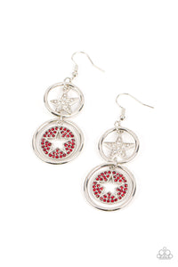 Liberty and SPARKLE for All Earring (White, Red, Blue)