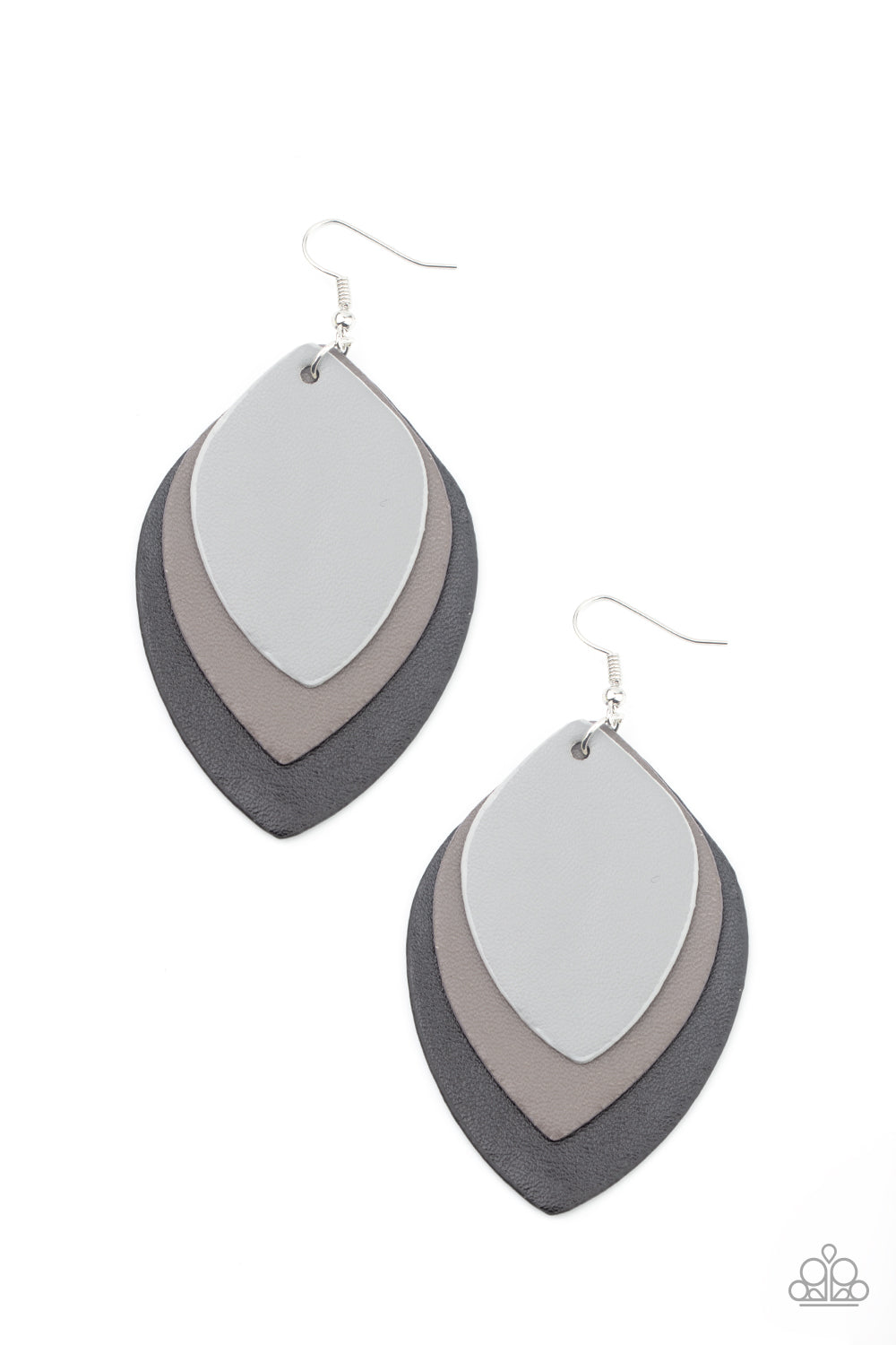 Light as a LEATHER Black Earring