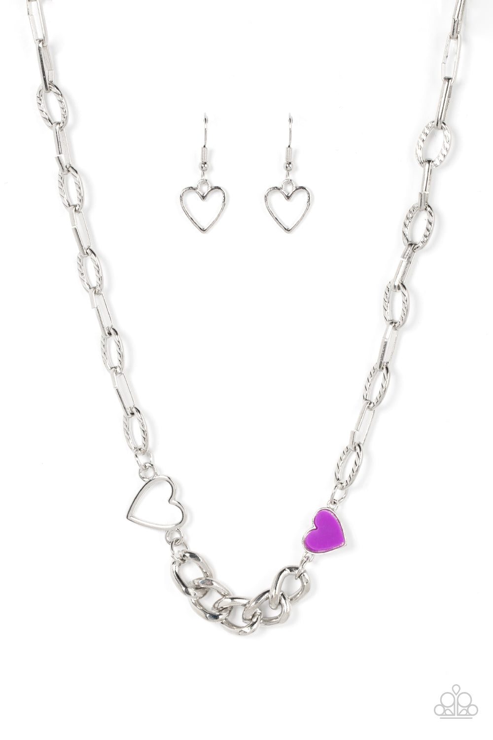 Little Charmer Necklace (Purple, Red)