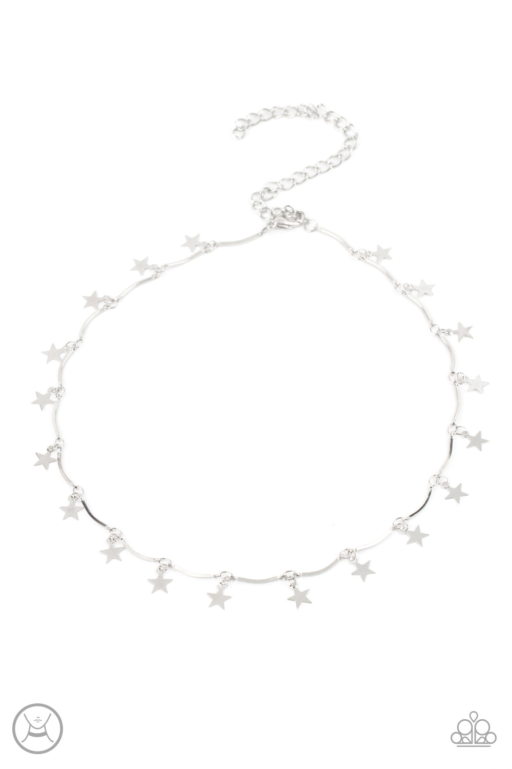 Little Miss Americana Silver Necklace