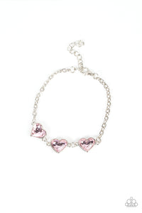 Little Heartbreaker Bracelet (White, Pink, Red)