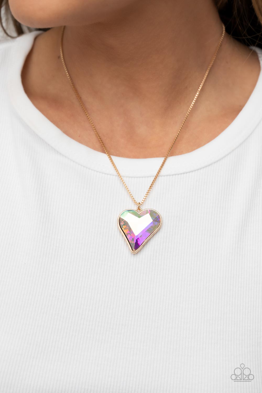 Lockdown My Heart Gold Necklace