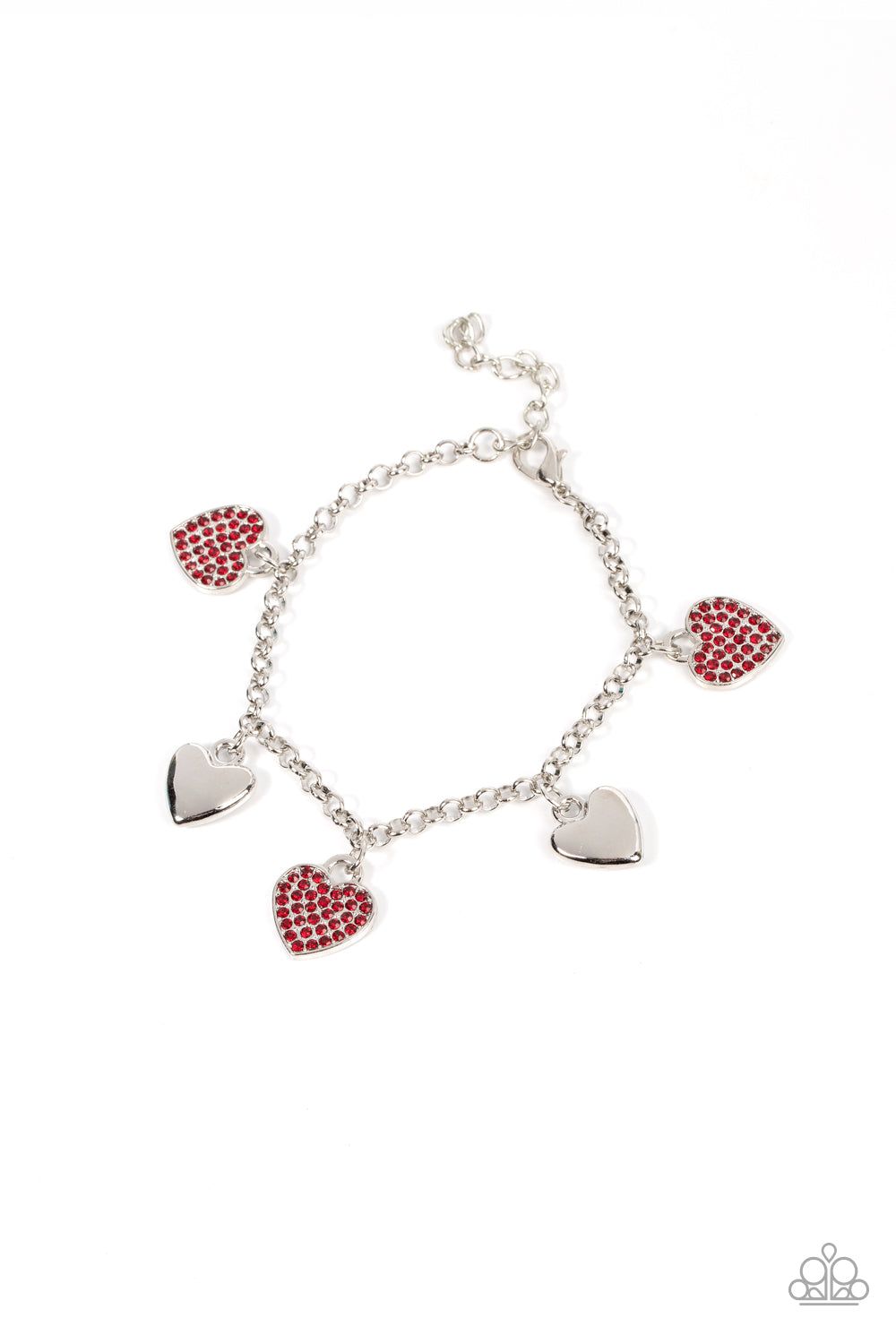 Lusty Lockets Bracelet (Multi, White, Red)