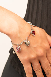 Lusty Lockets Bracelet (Multi, White, Red)