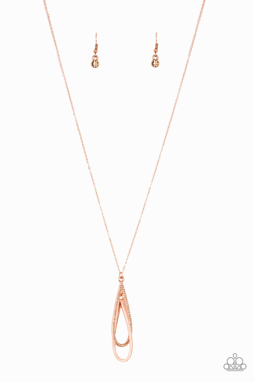 Step Into The Spotlight Necklace (Brass, Copper, Pink, White)