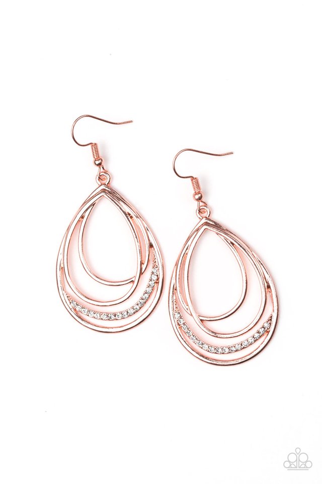 Start Each Day With Copper Earring
