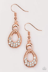 Glitter Control Copper Earring