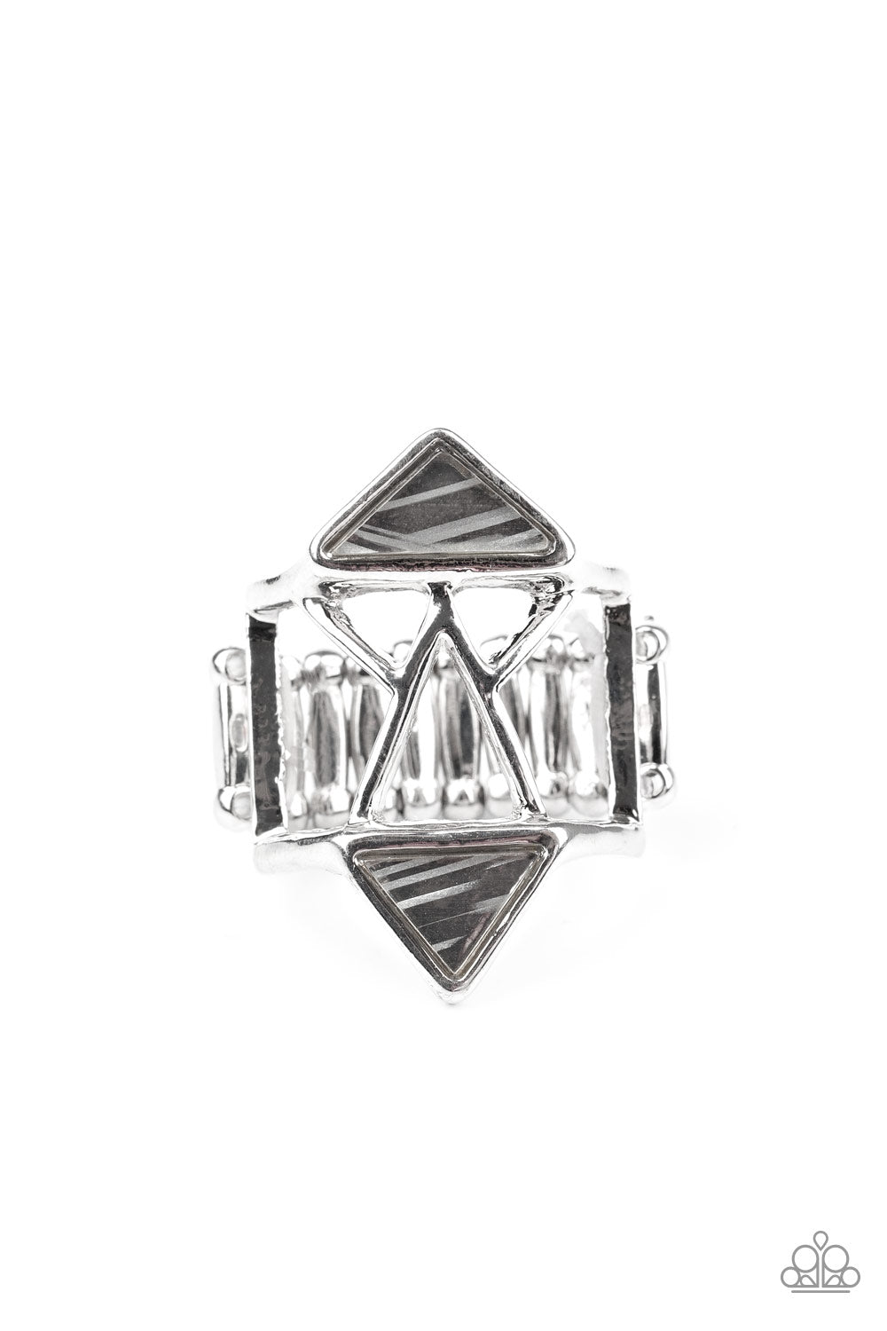 Making Me Edgy Silver Ring