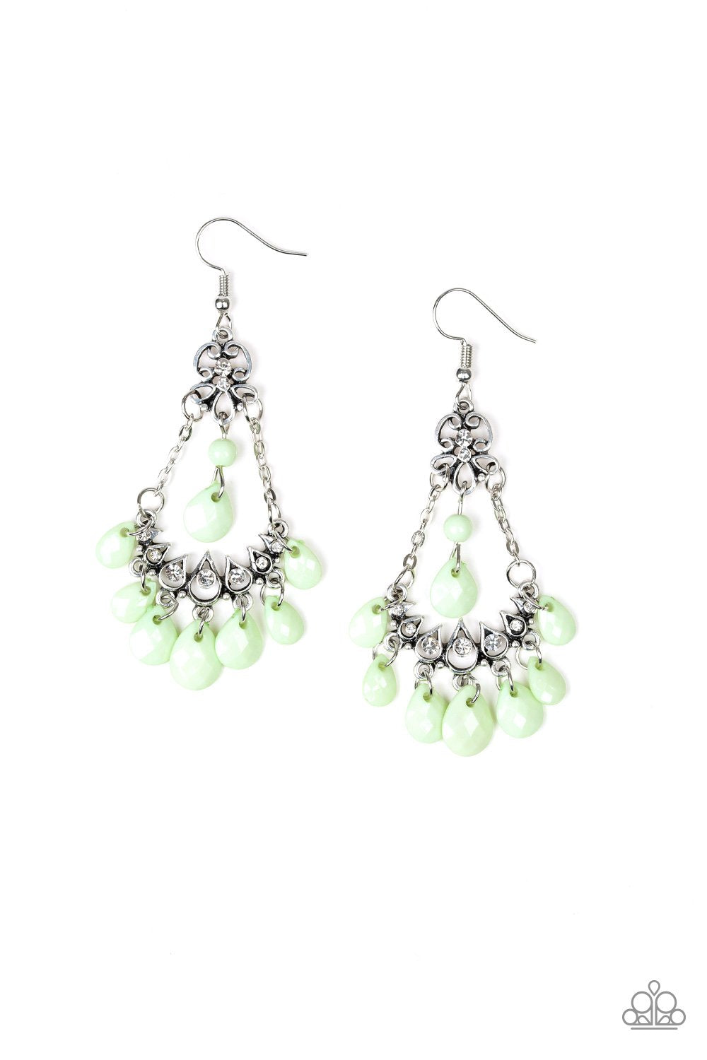 Malibu Sunset Green Earring