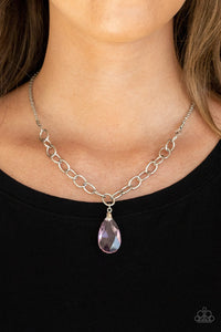Mega Modern Necklace (Silver, Pink, Multi)