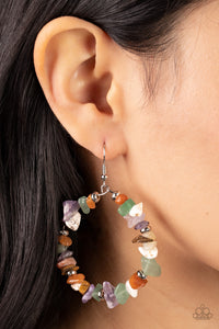 Mineral Mantra Earring (Green, Multi, White)