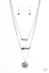Miracle Mountains Necklace (Brown, Multi)